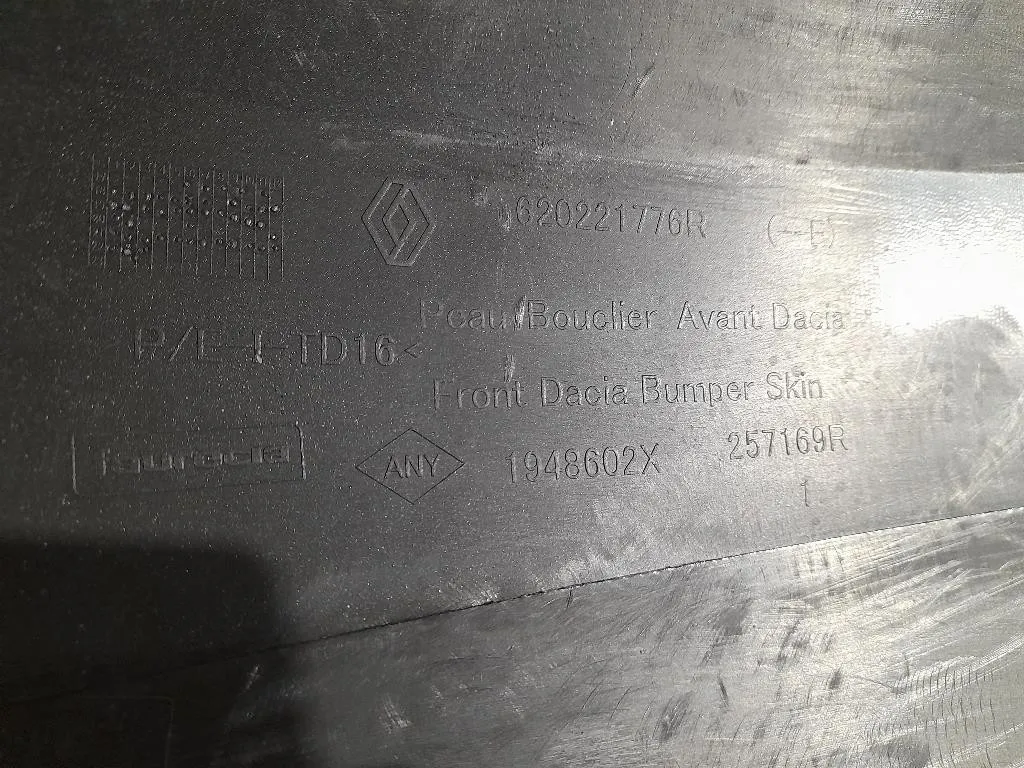 Paraurti ANT PREZZO SENZA ACCESSORI 620221776R Dacia Duster II 2018