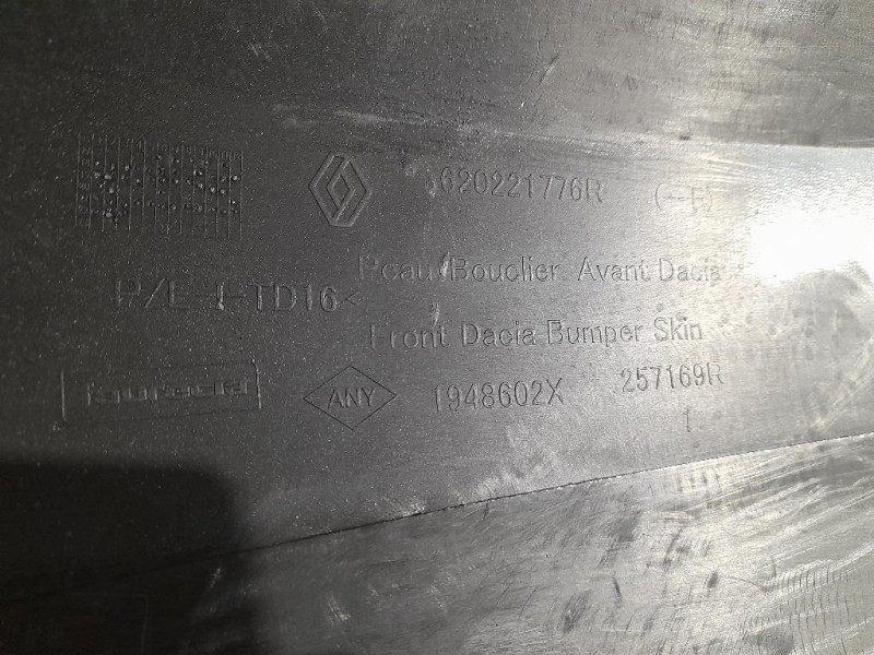 Paraurti ANT PREZZO SENZA ACCESSORI 620221776R Dacia Duster II 2018