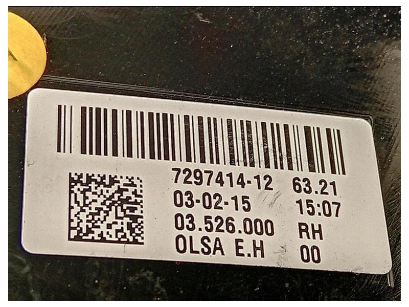 Fanale POST DX 7297414-12 Mini MINI Cooper F55 2014