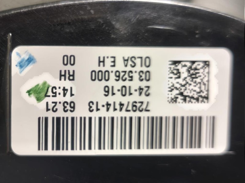 Fanale POST DX 7297414-13 Mini MINI Cooper F56 2014