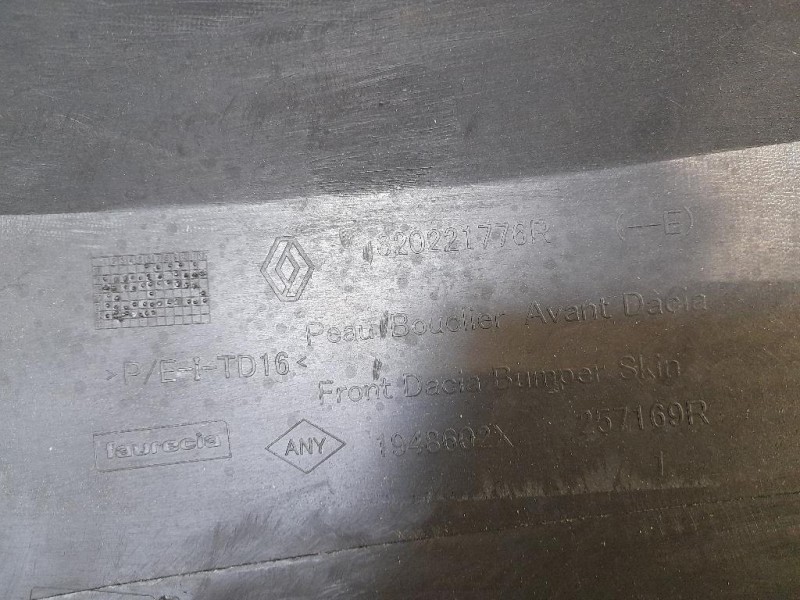 Paraurti ANT 620221776R Dacia Duster II 2018