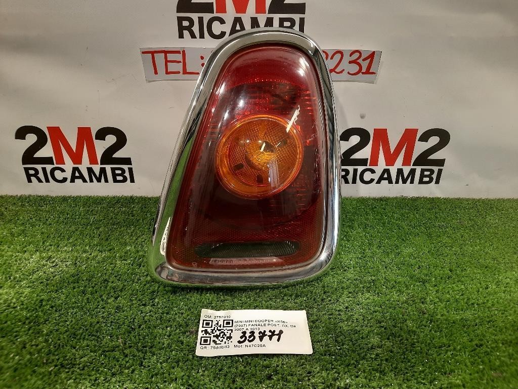 Fanale POST DX 2757010 Mini MINI Cooper R56 2007