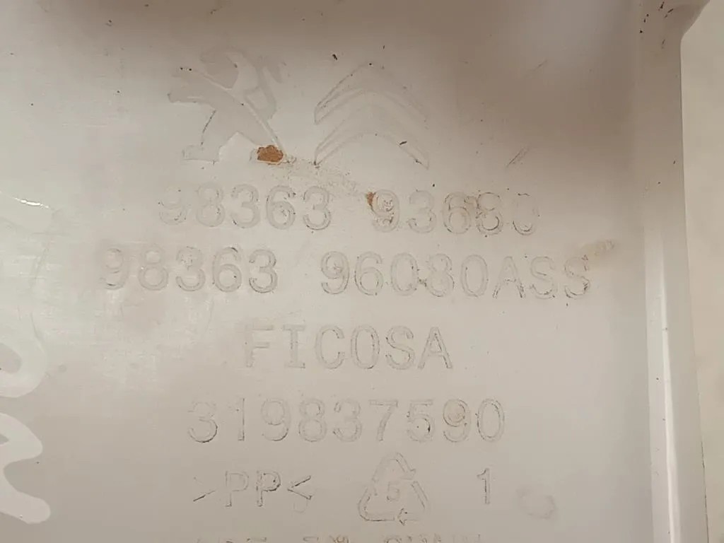 Vaschetta Tergicristalli 9836396080 Peugeot 2008 I 2016