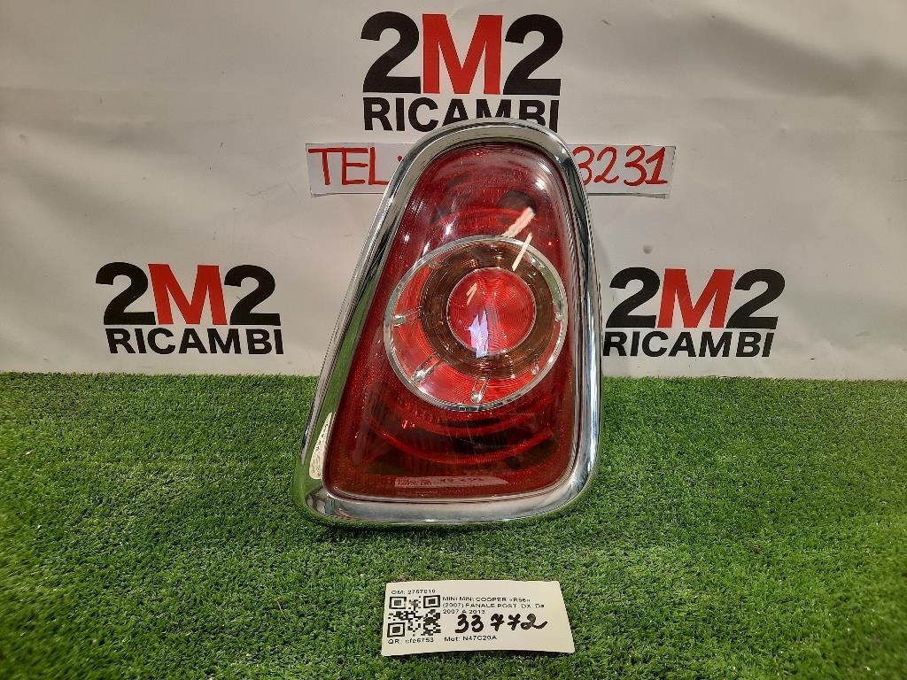 Fanale POST DX 2757010 Mini MINI Cooper R56 2007