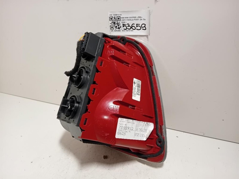 Fanale POST DX 7255912-04 Mini MINI Cooper R56 2007
