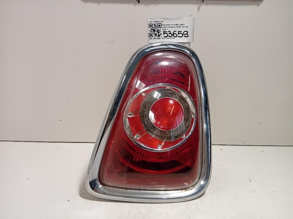 Fanale POST DX 7255912-04 Mini MINI Cooper R56 2007