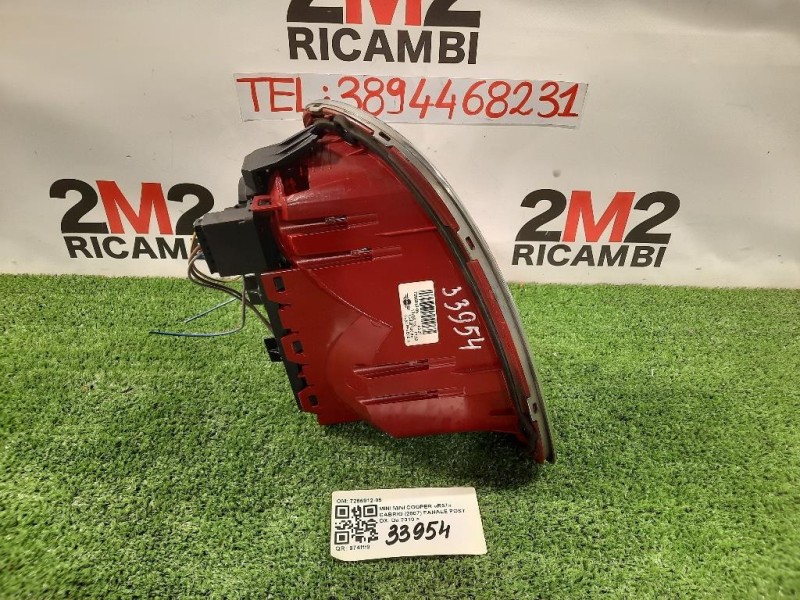 Fanale POST DX 7255912-05 Mini MINI Cooper R57 Cabrio 2007