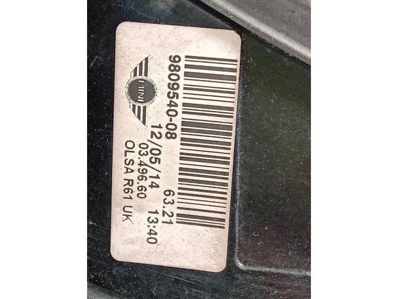 Fanale POST DX 9809540-08 Mini MINI Paceman R61 2013