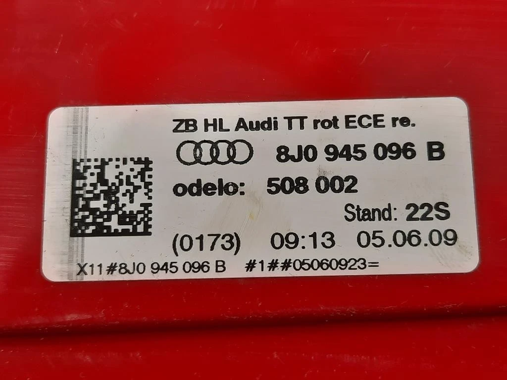 Fanale POST DX 8J0945096B Audi TT 8J3 2010