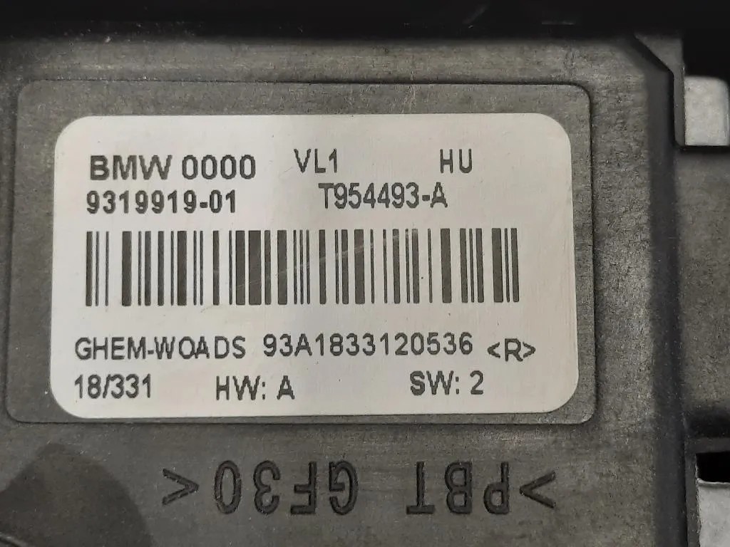 Ventola Raffreddamento 9319919-01 Bmw Serie 3 F30 Berlina 2012
