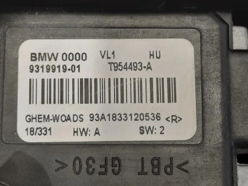 Ventola Raffreddamento 9319919-01 Bmw Serie 3 F30 Berlina 2012