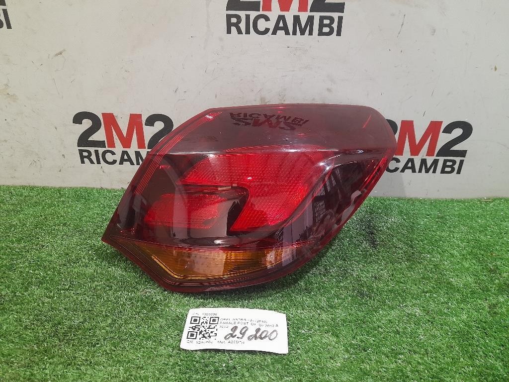 Fanale POST DX 1090098 Opel Astra J 2010