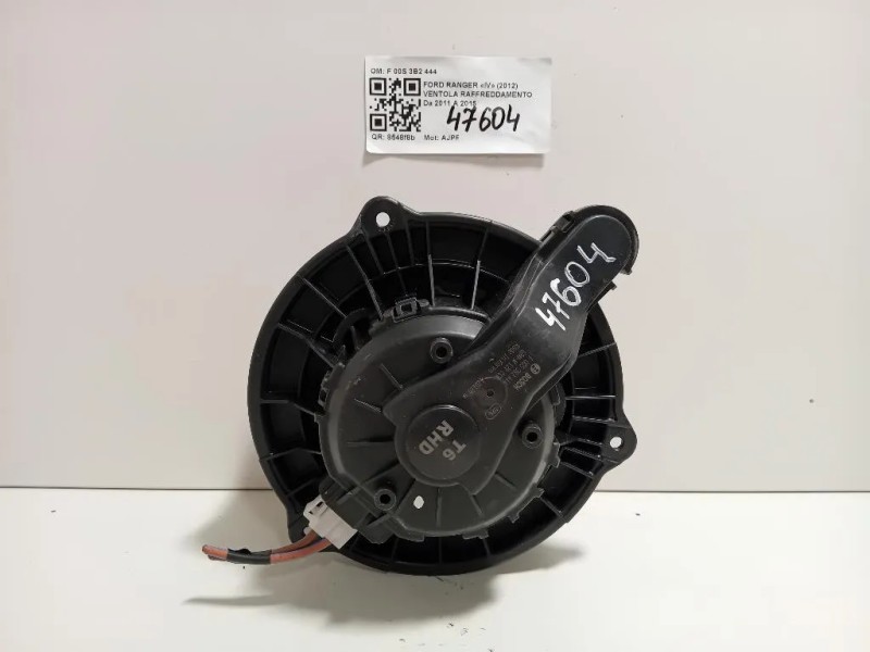 Ventola Raffreddamento F 00S 3B2 444 Ford Ranger IV 2012