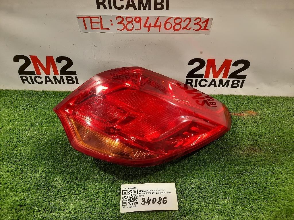 Fanale POST DX 1090098 Opel Astra J 2012