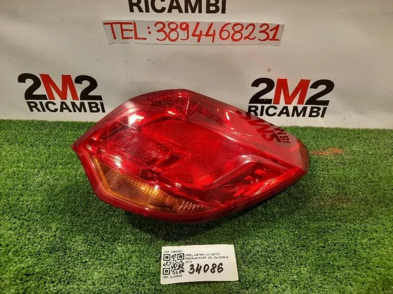 Fanale POST DX 1090098 Opel Astra J 2012