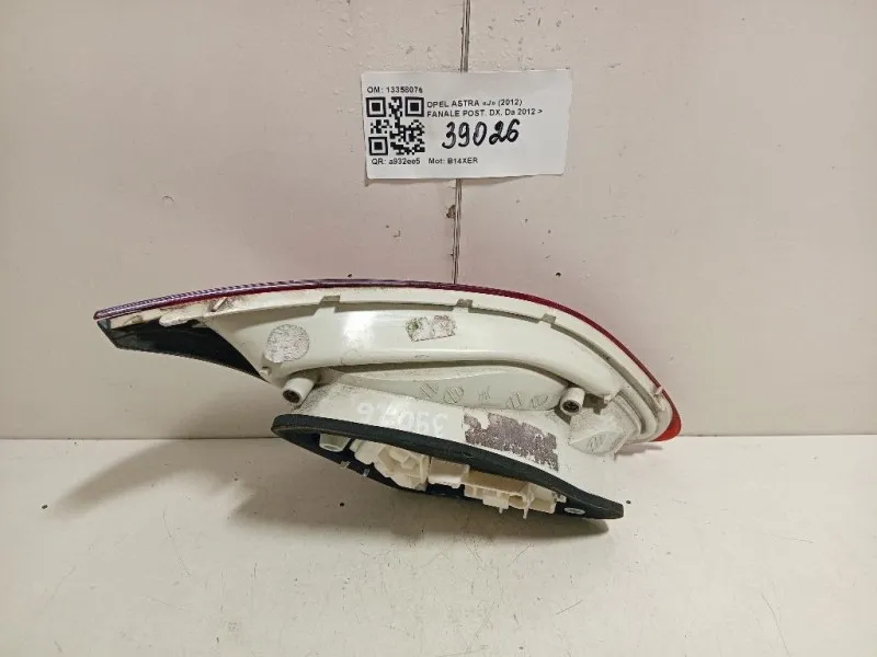 Fanale POST DX 13358076 Opel Astra J 2012