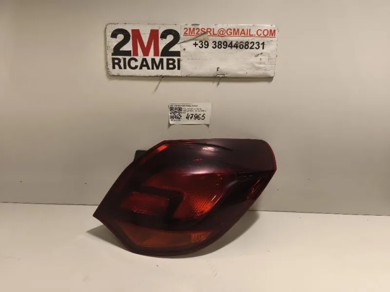 Fanale POST DX 1090098 FARO FANALE POST Opel Astra J 2012