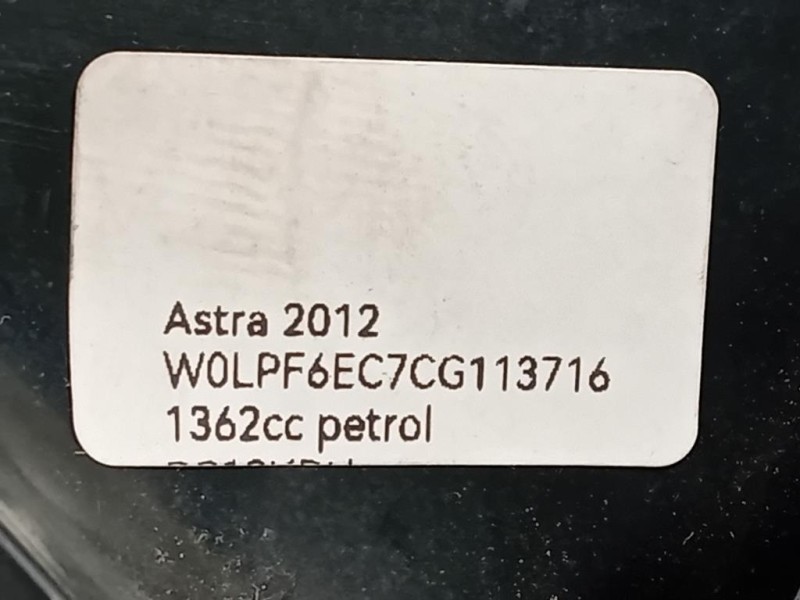 Fanale POST DX 1090098 FARO FANALE POST Opel Astra J 2012