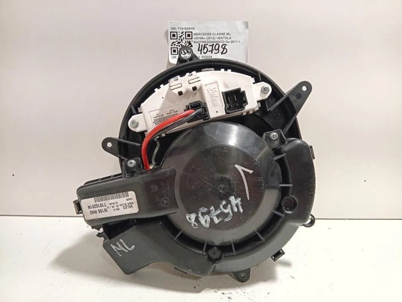 Ventola Raffreddamento T1015261N Mercedes Classe ML W166 2012