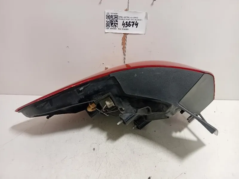 Fanale POST DX 13314051 Opel Astra J 2012