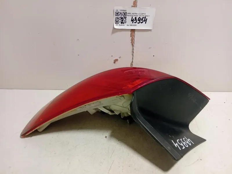 Fanale POST DX 13306460 Opel Astra J 2012