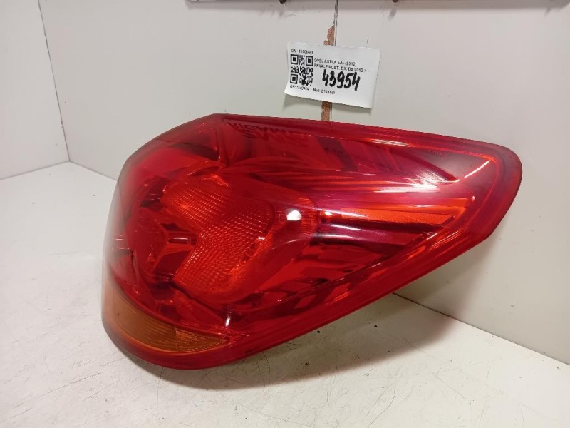 Fanale POST DX 13306460 Opel Astra J 2012