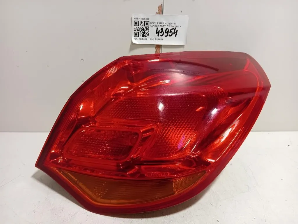 Fanale POST DX 13306460 Opel Astra J 2012