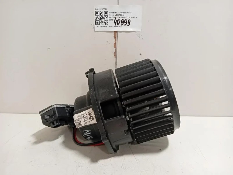 Ventola Raffreddamento 9297751 Mini MINI Cooper F56 2014