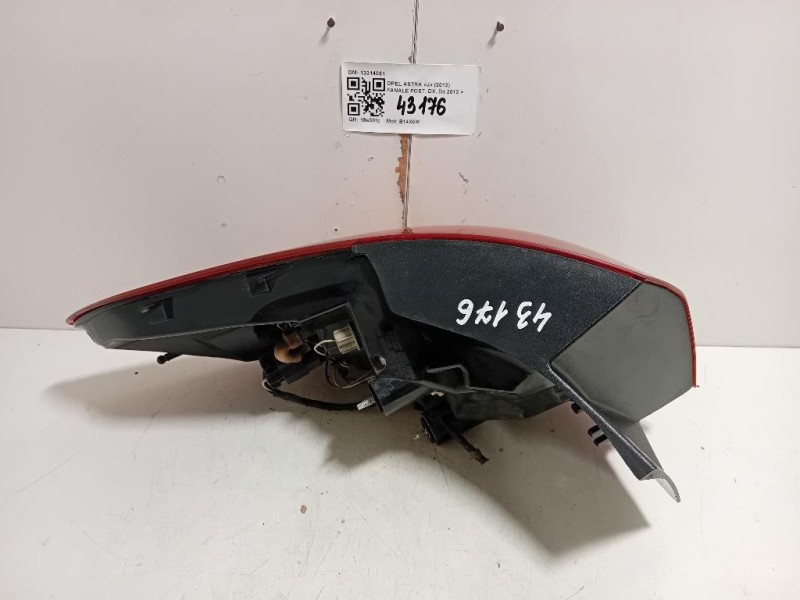 Fanale POST DX 13314051 Opel Astra J 2012