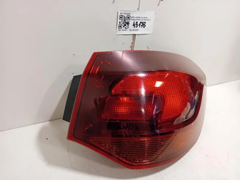Fanale POST DX 13314051 Opel Astra J 2012