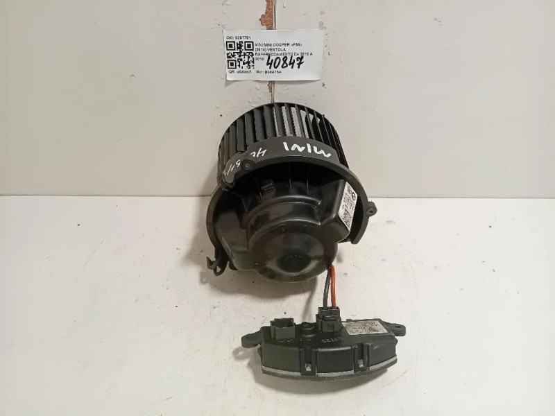 Ventola Raffreddamento 9297751 Mini MINI Cooper F56 2014