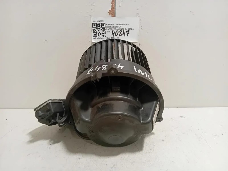 Ventola Raffreddamento 9297751 Mini MINI Cooper F56 2014