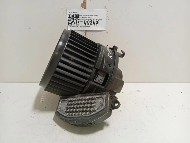 Ventola Raffreddamento 9297751 Mini MINI Cooper F56 2014