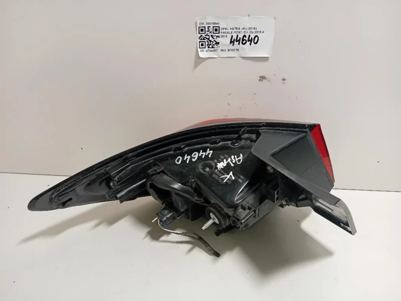 Fanale POST DX 39015944 Opel Astra K 2016