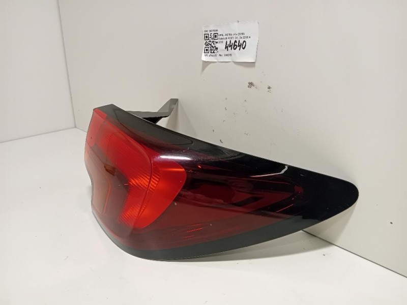 Fanale POST DX 39015944 Opel Astra K 2016