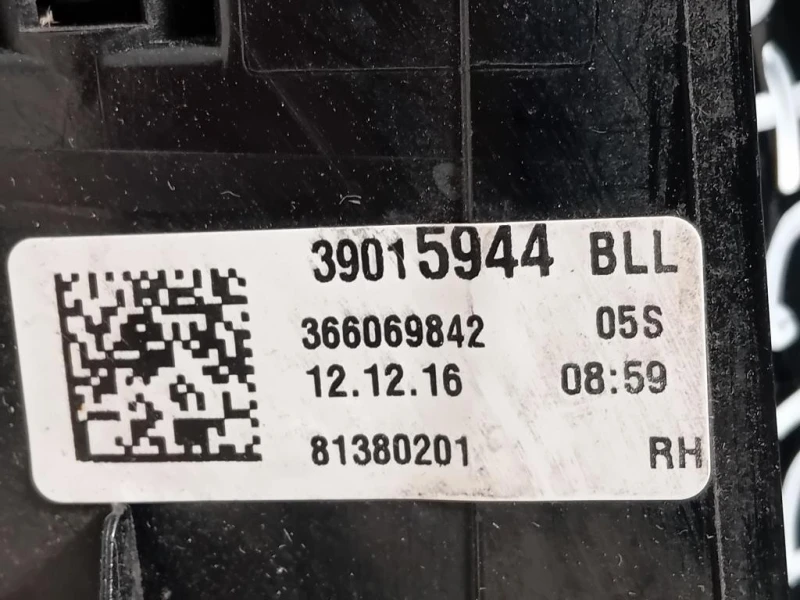 Fanale POST DX 39015944 Opel Astra K 2016