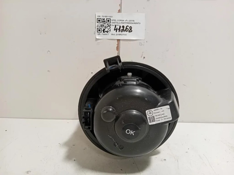 Ventola Raffreddamento 7015011001 Opel Corsa F 2019