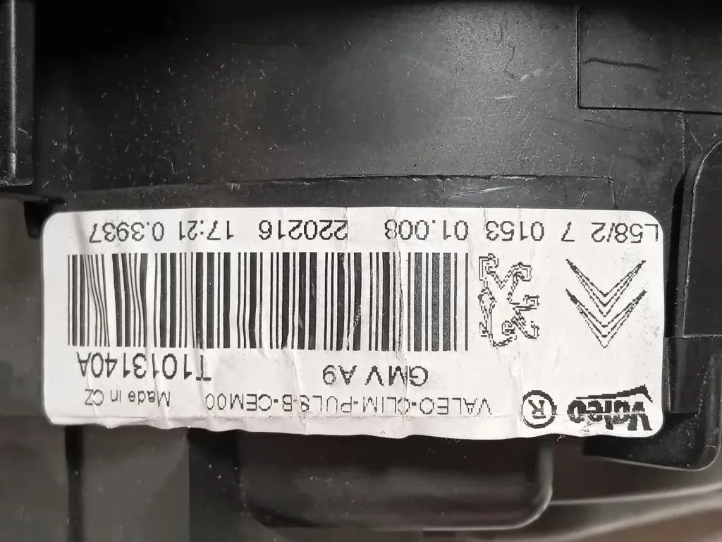 Ventola Raffreddamento T1013140A Peugeot 2008 I 2016