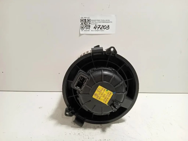 Ventola Raffreddamento 4051-077 Ssangyong Tivoli 2015