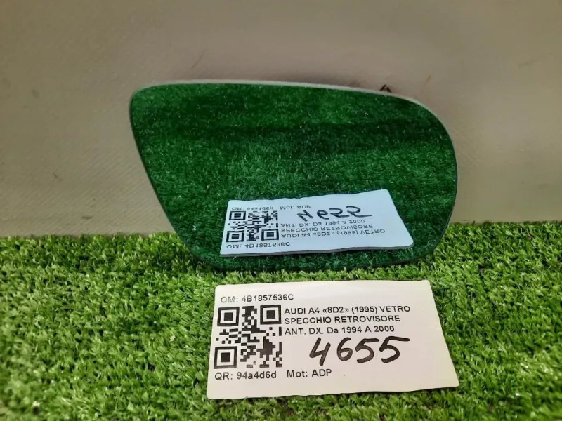 Vetro Specchio Retrovisore ANT DX 4B1857536C Audi A4 8D2 1995