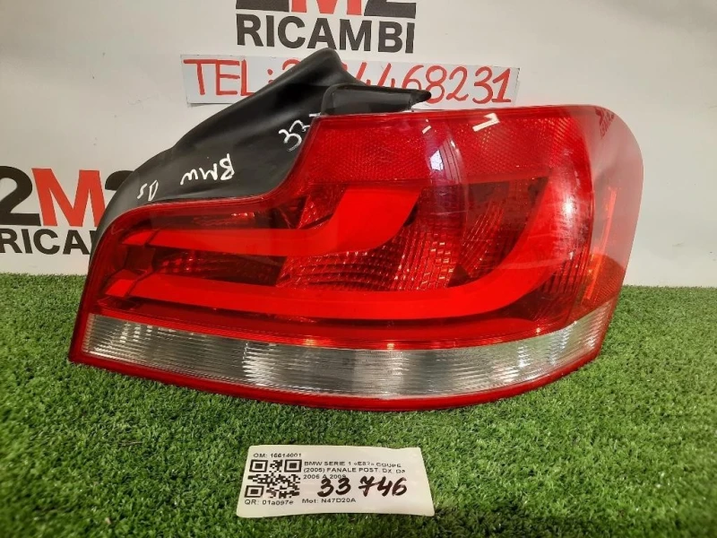 Fanale POST DX 16614001 Bmw Serie 1 E82 Coupe 2005