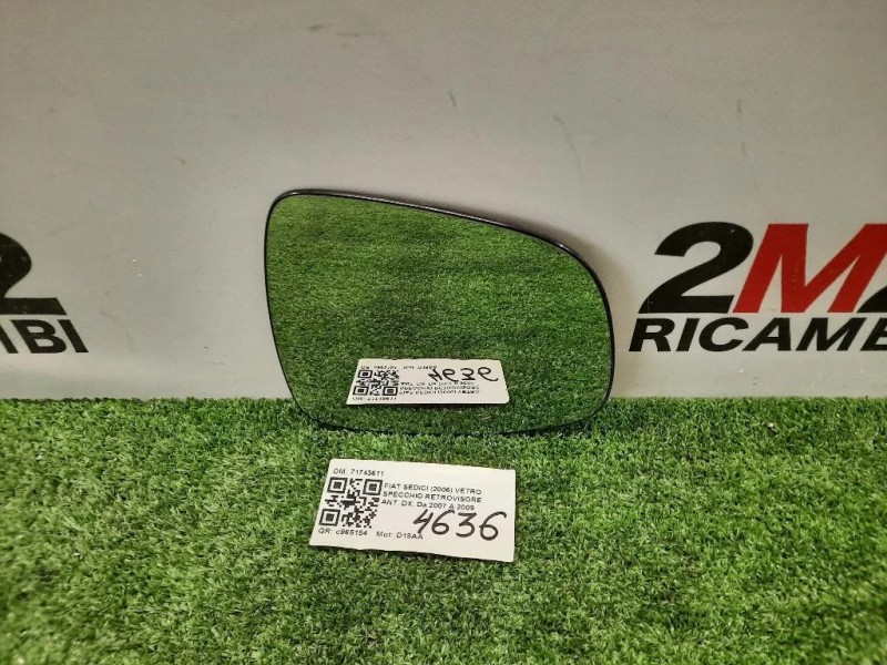 Vetro Specchio Retrovisore ANT DX 71743611 Fiat Sedici 2006