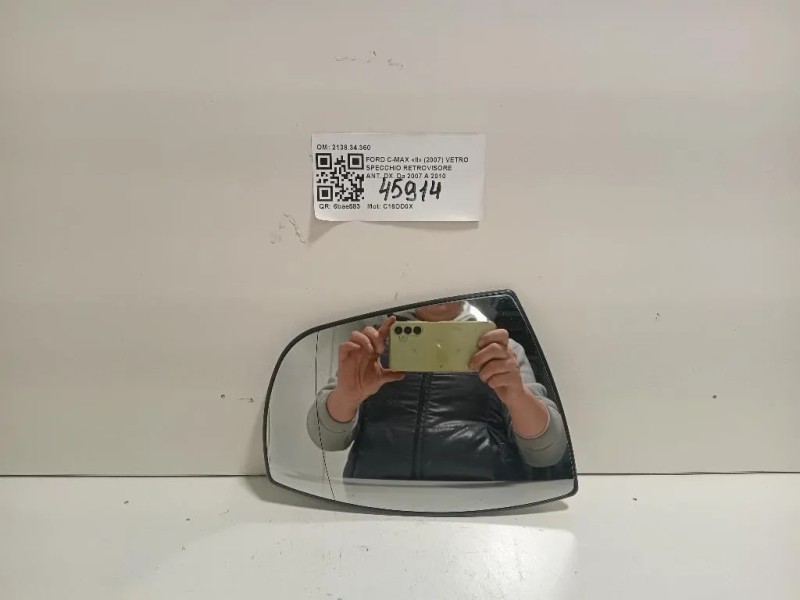 Vetro Specchio Retrovisore ANT DX 213834360 Ford C-max II 2007