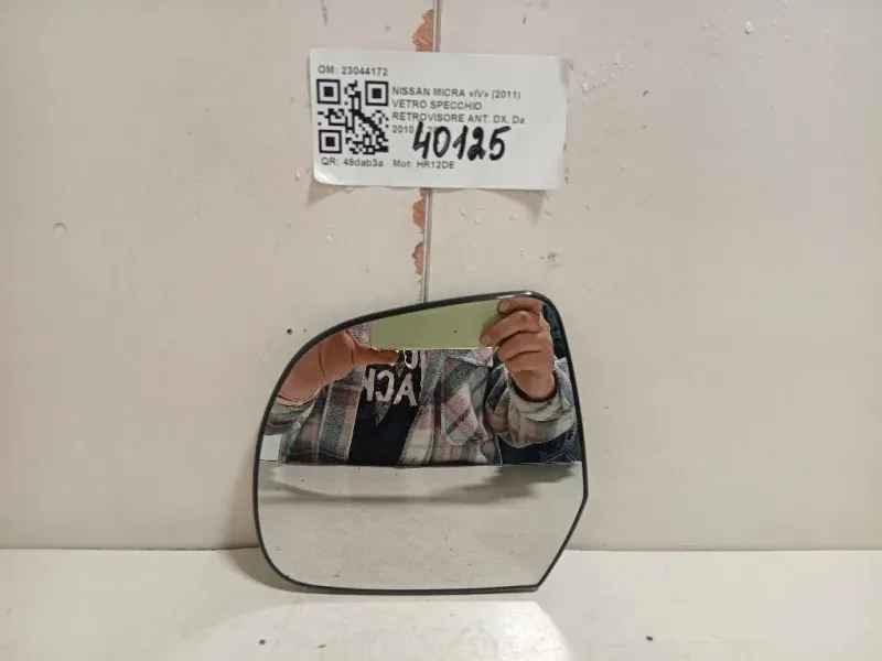 Vetro Specchio Retrovisore ANT DX 23044172 Nissan Micra IV 2011