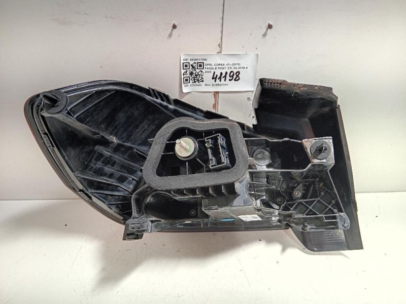 Fanale POST DX 9829317880 Opel Corsa F 2019