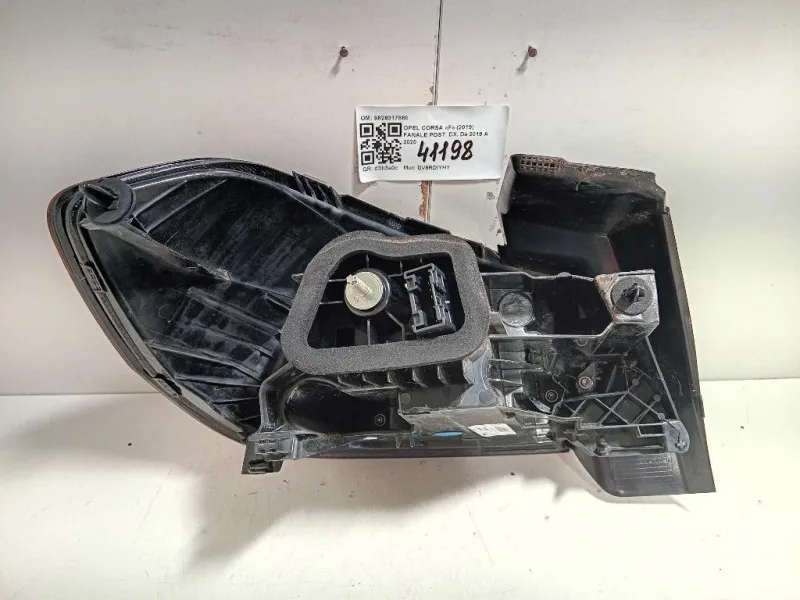 Fanale POST DX 9829317880 Opel Corsa F 2019