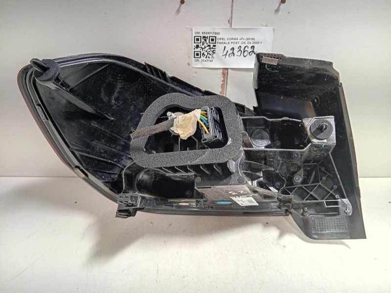 Fanale POST DX 9829317880 Opel Corsa F 2019