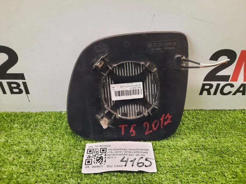 Vetro Specchio Retrovisore ANT DX 7H1857522S Volkswagen Transporter T5 2010