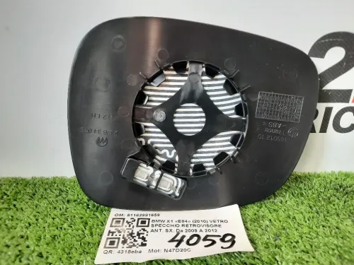 Vetro Specchio Retrovisore ANT SX 51162991659 Bmw X1 E84 2010