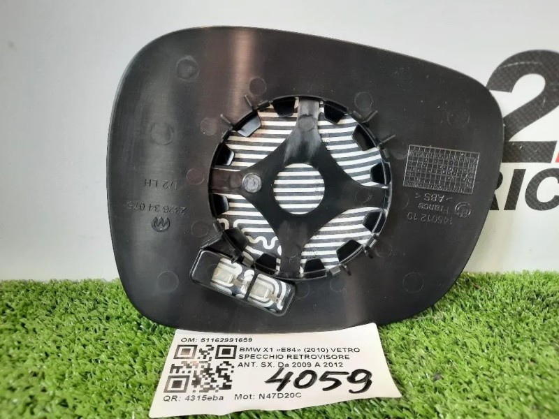 Vetro Specchio Retrovisore ANT SX 51162991659 Bmw X1 E84 2010